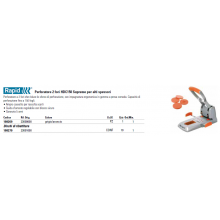 Dischi di ribattitura per perforatori Rapid HDC 150 Supreme conf. da 10 - 23001000