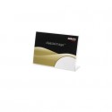 Porta-avvisi deflecto® A8 orizzontale in polistirene con base a L trasparente 480201 (Conf.10)