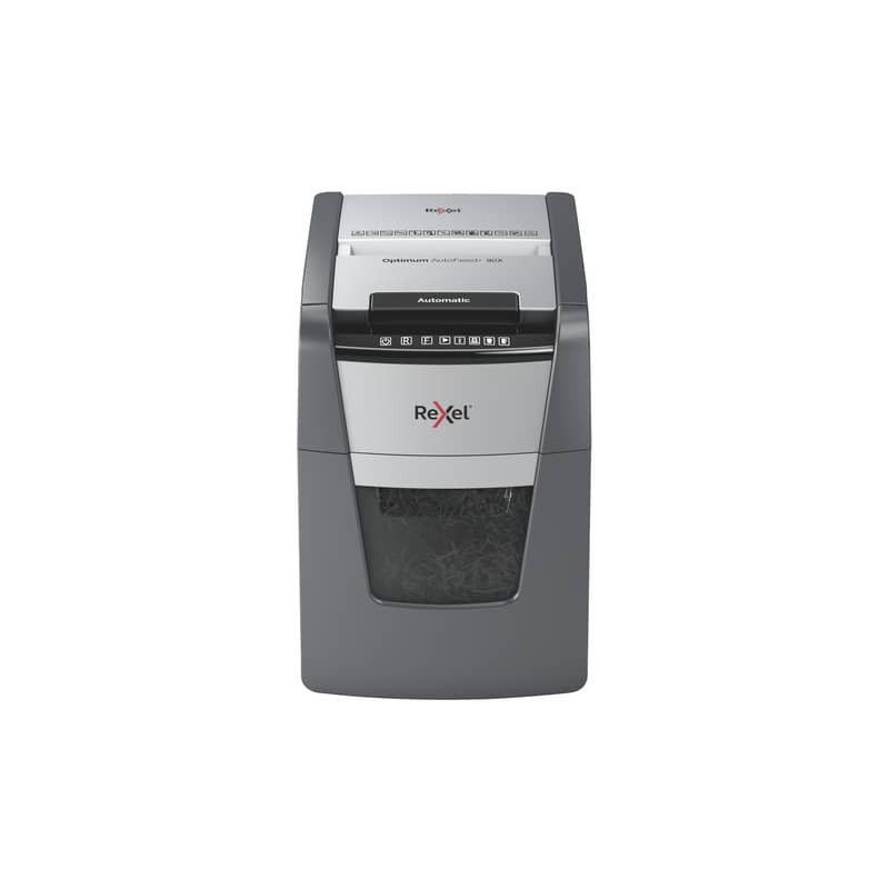 Distruggidocumenti uso moderato Optimum AutoFeed+ 90X EU Rexel - P-4 - 34 L - taglio a frammenti 4x28 mm - 2020090XEU