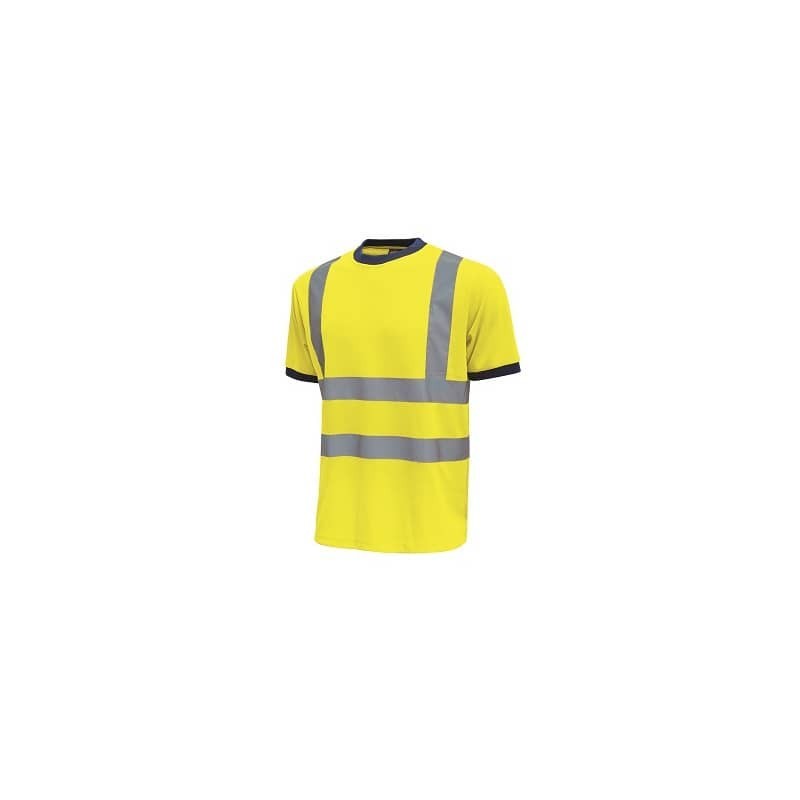 EC - T-Shirt alta visibilità Glitter U-Power cotone-poliestere giallo fluo - Taglia XL - HL197YF GLITTER XL