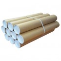 Tubi per la spedizione 50x760 mm avana Conf. 10 pezzi - 12649001