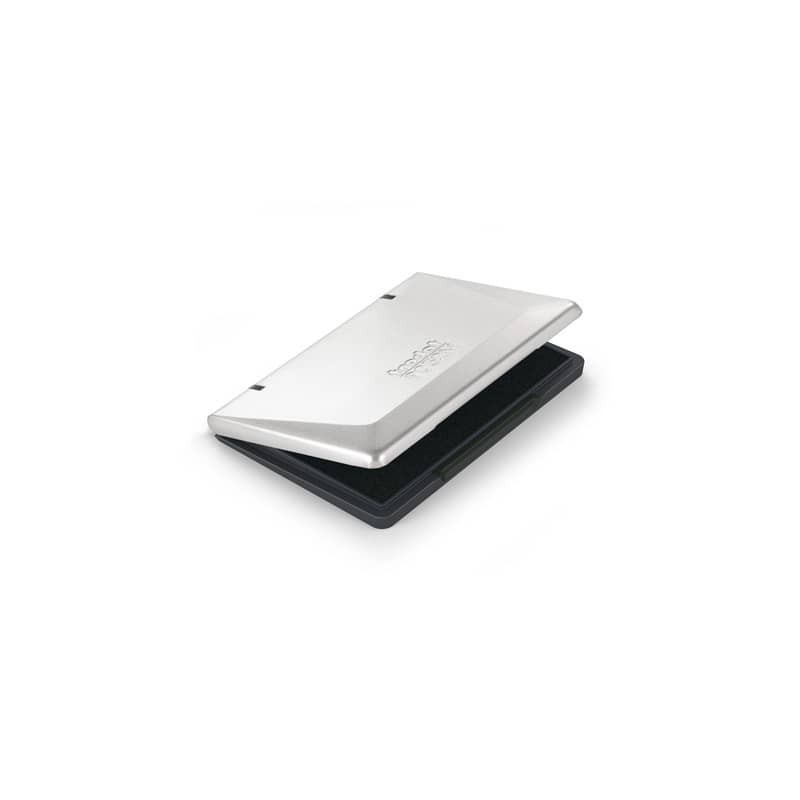 Cuscinetti in feltro per timbri Trodat 9052M - 11x7 cm nero - coperchio in metallo - 151842