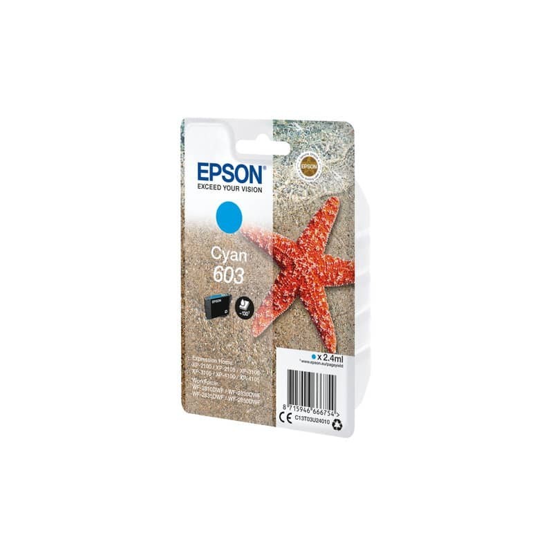 Cartuccia Inkjet Epson 603 ciano  C13T03U24020