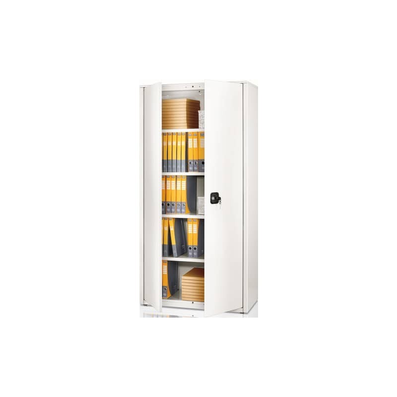Armadio in metallo a porte battenti A-ECO-90 - 90x41x200 cm Tecnical 2 bianco