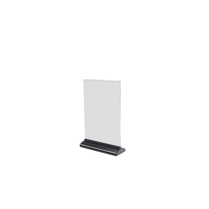 Porta-avvisi deflecto® A4 verticale in polimetilmetacrilato trasparente 58440