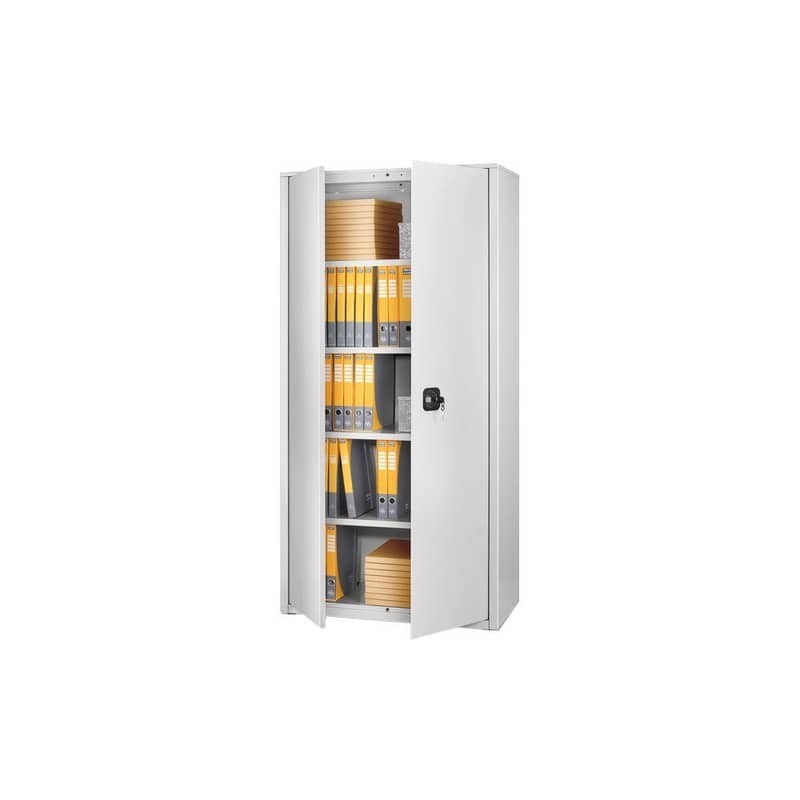 Armadio in metallo a porte battenti A-ECO-90 - 90x41x200 cm Tecnical 2 grigio