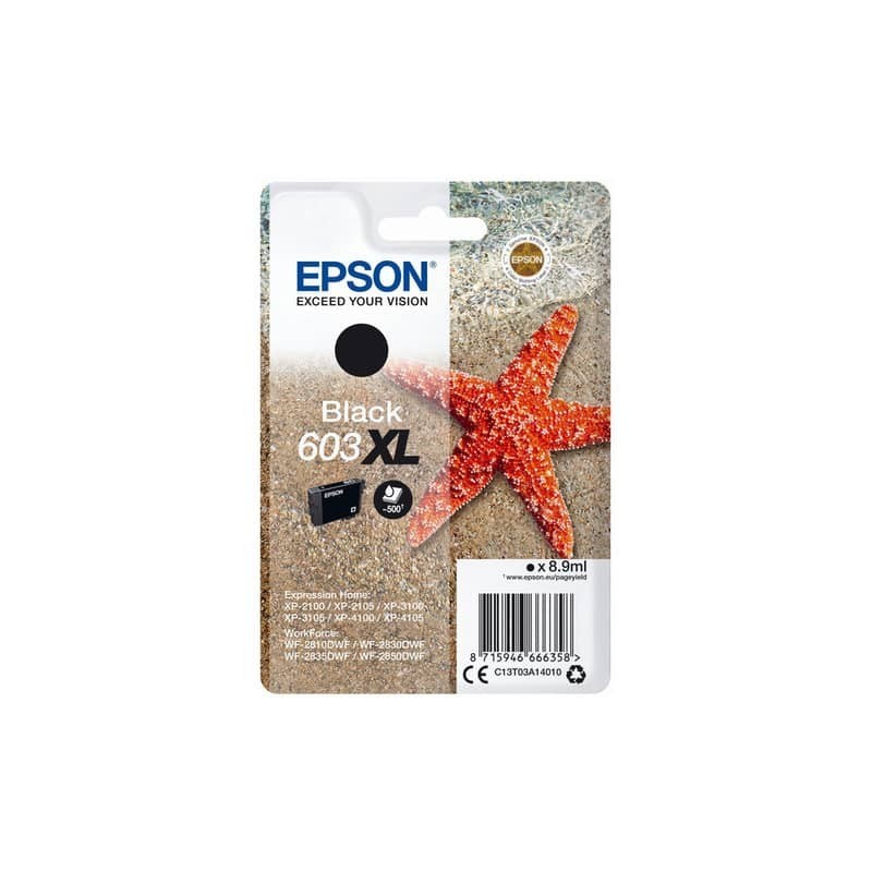 Cartuccia Epson 603 XL nero C13T03A14010