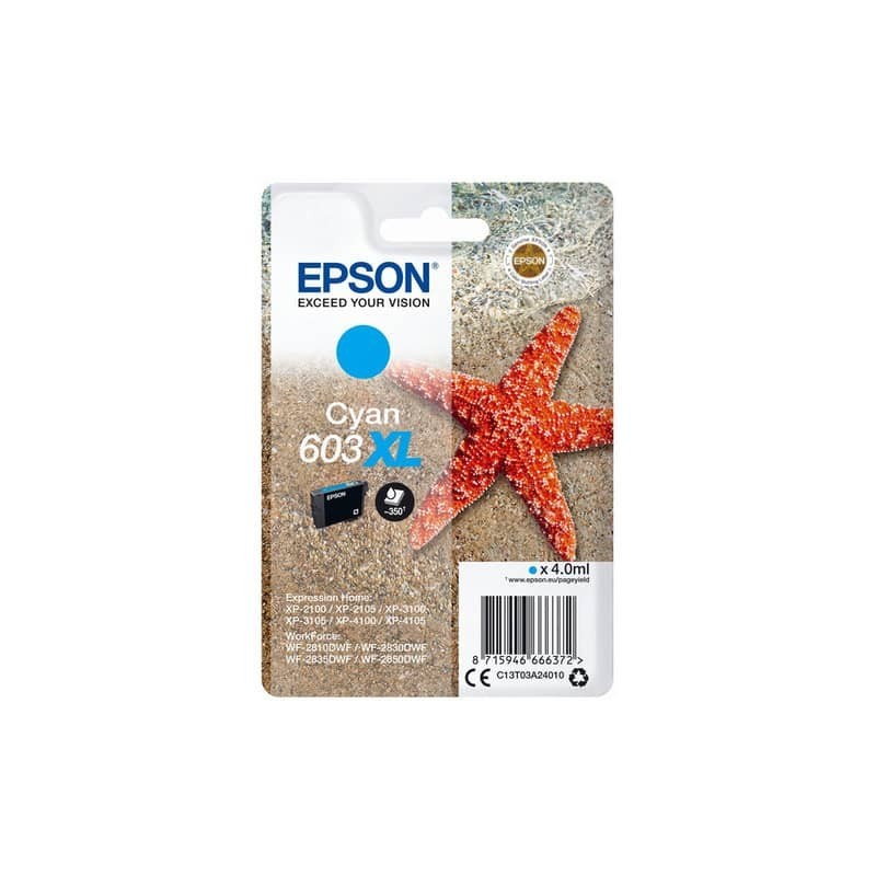 Cartuccia Epson 603 XL ciano C13T03A24010
