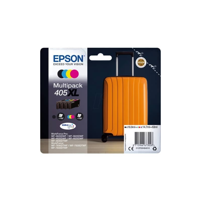 Cartucce Epson confezione Multipack nero+ciano+magenta+giallo C13T05H64010