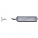 Evidenziatore Textliner 46 tratto 1-2-5 mm Faber-Castell metallic argento - 154661