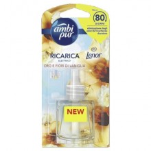 Mono Ricarica per diffusore elettrico Ambi Pur Lenor 20 ml Oro e fiori di vaniglia - AH97 (Conf.2)