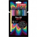 Pennarelli Stabilo Pen 68 arty - tratto 1 mm - colori assortiti Conf. 12 pezzi - 6812-1-20