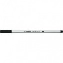 Pennarello Stabilo Pen 68 brush - punta a pennello - M 1 mm nero 568/46 (Conf.10)