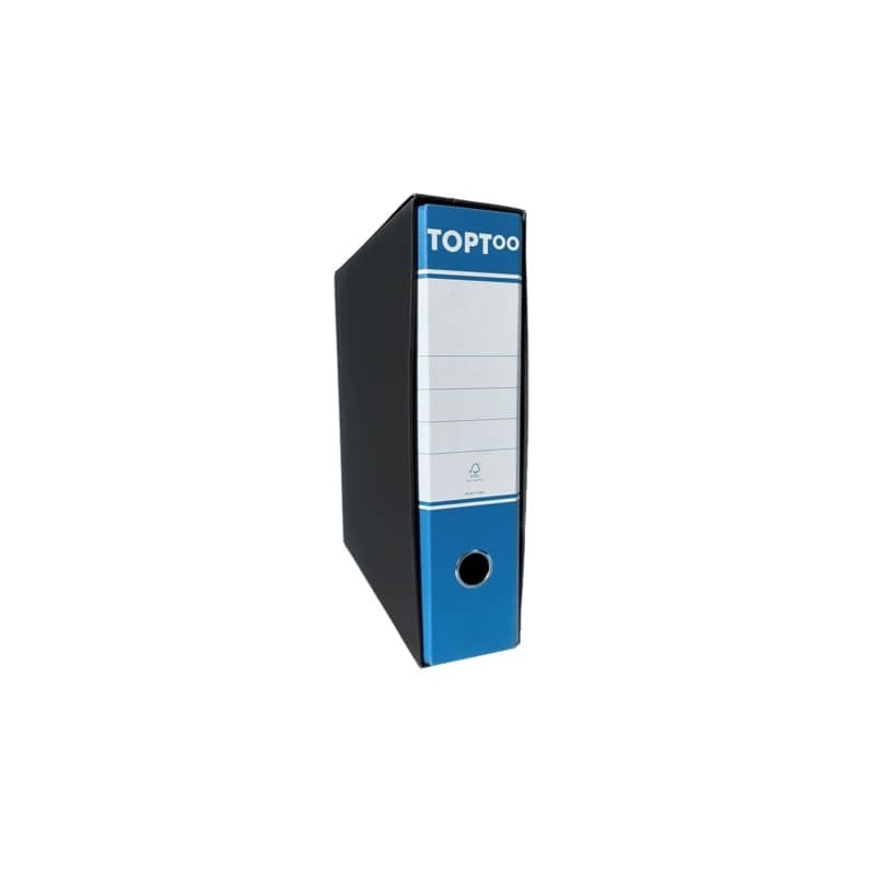 Registratore commerciale con custodia TOPToo dorso 8 cm - 23x30 cm - azzurro FMCRTU8AZ (Conf.6)