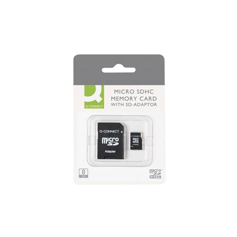 Scheda di memoria in blister Q-Connect Micro SDHC 8 GB KF16011