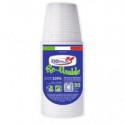 Bicchiere bianco in polistirene Dopla 230 ml - conf. da 30 pezzi - 22611 (Conf.4)