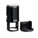 Timbro autoinchiostrante max 8 righe - Trodat eco PRINTY 4638P4 - Ø 38 mm nero - 76879