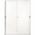 Armadio in metallo a porte scorrevoli 615 - 150x45x200 cm Tecnical 2 bianco