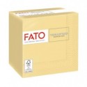 Tovaglioli piegati 2 veli Fato Smart Table pura cellulosa 24x24 cm champagne conf. 100 pezzi - 82541003