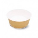 Contenitore Fast Food Scatolificio del Garda S120 Biopol laminato Biopolimero Ø185xH.66 mm avana cf. 40 pezzi S120-65