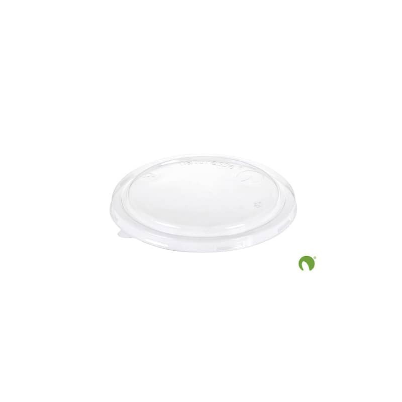 Coperchio Bio in PLA Scatolificio del Garda Nature Works  Ø190 mm trasparente per per contenitore S120 - conf. 50 pz 17592