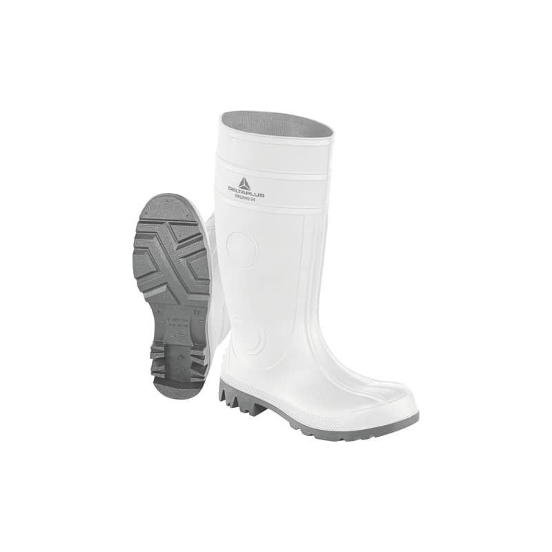 Stivali di sicurezza in PVC  Delta Plus ORGANO S4 bianco-grigio - misura 39 - ORGANS4BC39