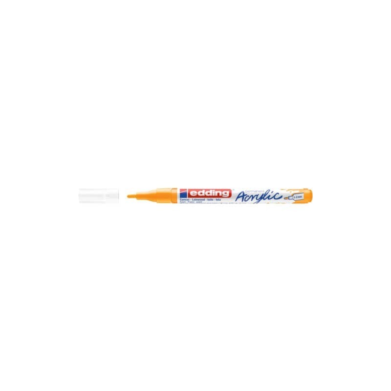 Marcatore acrilico Edding 5300  - punta tonda 1-2 mm tratto fine - giallo-sole -E-5300 906