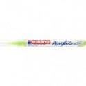 Marcatore acrilico Edding 5300  - punta tonda 1-2 mm tratto fine - verde pastello - E-5300 917