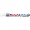 Marcatore acrilico Edding 5100 - punta tonda 2-3 mm tratto medio - argento - E-5100 923