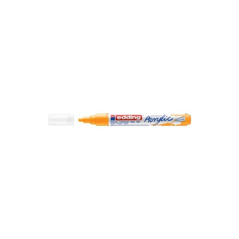 Marcatore acrilico Edding 5100 - punta tonda 2-3 mm tratto medio - giallo-sole -E-5100 906