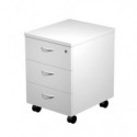 Cassettiera a tre cassetti smontata Artexport Presto 43x52x59,5 cm - bianco 60021/3