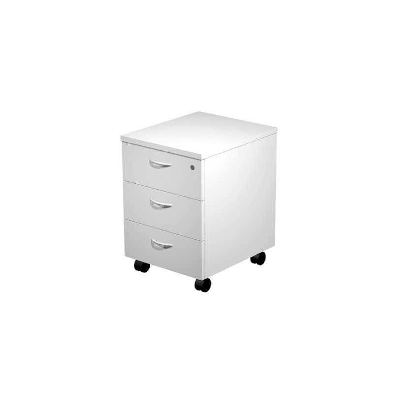Cassettiera a tre cassetti smontata Artexport Presto 43x52x59,5 cm - bianco 60021/3