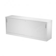 Armadio basso bianco con ante scorrevoli Artexport Bridge/Flex 185x46x73 cm bianco - CR/3