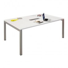 Tavolo riunioni Artexport Bridge 160x120x72,5 cm gambe alluminio - piano bianco - SOL-TR/3-AA