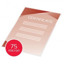 Pouches per plastificatrici GBC matt - 2x75 µm - opache - A4 Conf. 100 pezzi - 3747240