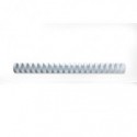 Dorsi plastici CombBind a 21 anelli - 22 mm A4 - fino a 195 fogli - conf da 100 dorsi GBC bianco - 4028612