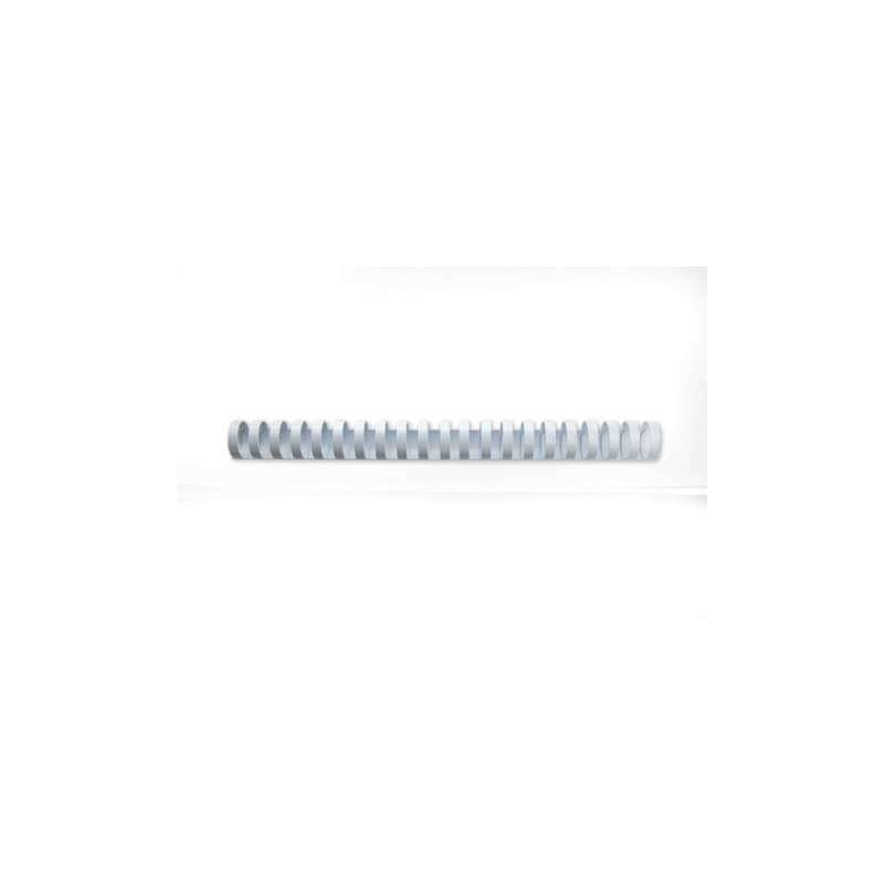 Dorsi plastici CombBind a 21 anelli - 22 mm A4 - fino a 195 fogli - conf da 100 dorsi GBC bianco - 4028612