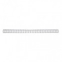 Spirali metalliche a 34 anelli GBC WireBind 9 mm A4 argento - fino a 85 fogli - conf. 100 pezzi - RG810697