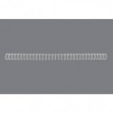 Spirali metalliche a 34 anelli GBC Wirebind 14 mm A4 bianco - fino a 125 fogli - conf. 100 pezzi - RG810970