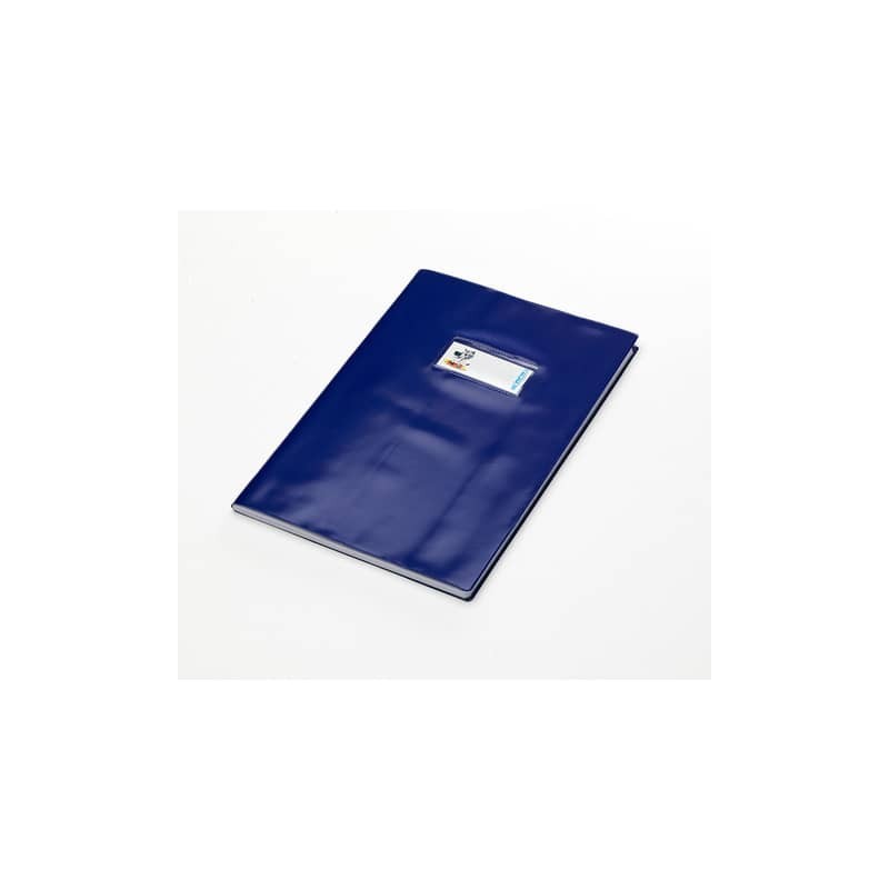 Copriquaderno con etichetta Favorit Coprimaxi Beat - A4 in PVC laccato spessore 180 μm blu - 100500881 (Conf.30)