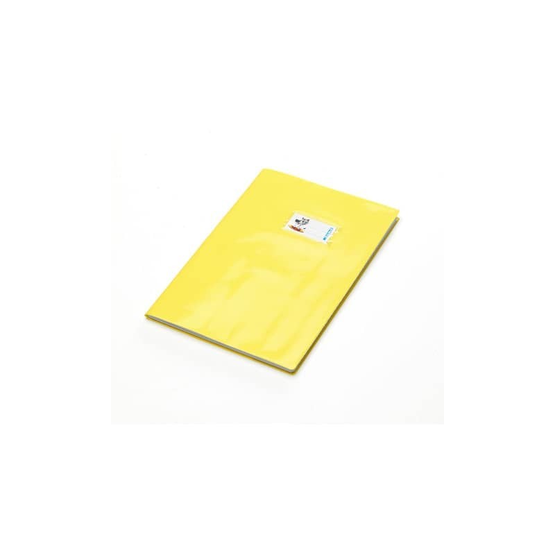 Copriquaderno con etichetta Favorit Coprimaxi Beat - A4 in PVC laccato spessore 180 μm giallo - 100500883 (Conf.30)