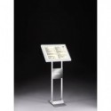 Leggio da interno con cornice a LED A4 Tecnostyl LEDMAG 25x40x120 cm - LDM-204