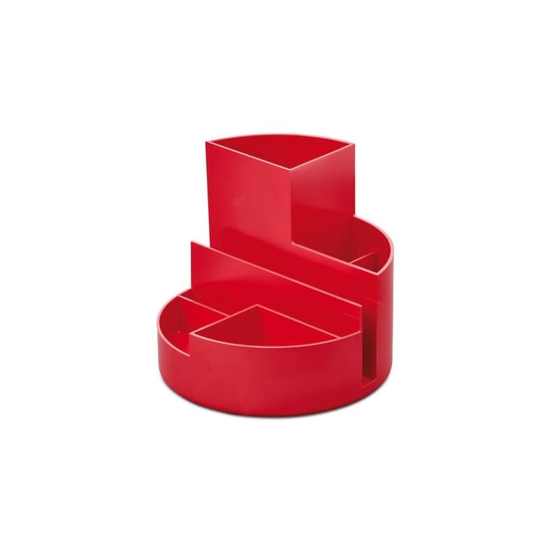 Portaoggetti Maul MAULRoundBox - riciclato rosso - Ø 14 cm h.12,5 cm Z710016