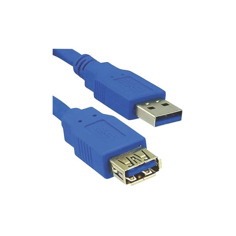 Cavo di prolunga Media Range USB 3.0 A/A 1,8m blu MRCS151
