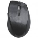Mouse ottico Media Range 5 pulsanti, serie highline, wireless 1600 dpi carbonio/nero - MROS207