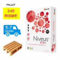Bancale Carta per fotocopie A4 Niveus Fit+ Mondi 80 gr bianco risma da 500 fogli (Pallet 240 risme)