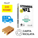 Bancale Carta per fotocopie A4 riciclata Classic White (Steinbeis) 80 gr Risma da 500 fogli (Pallet 240 risme)