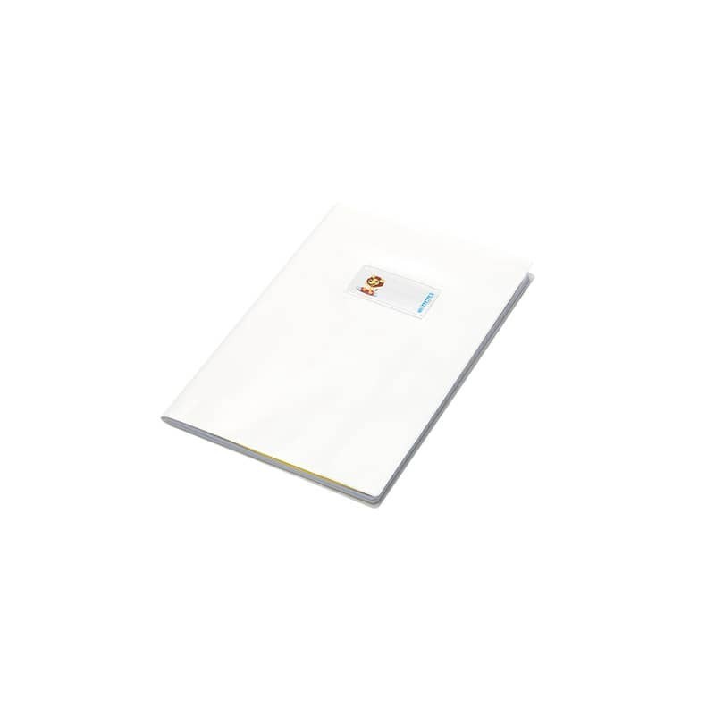 Copriquaderno con etichetta Favorit Coprimaxi Beat - A4 in PVC laccato spessore 180 μm bianco - 100500880 (Conf.30)