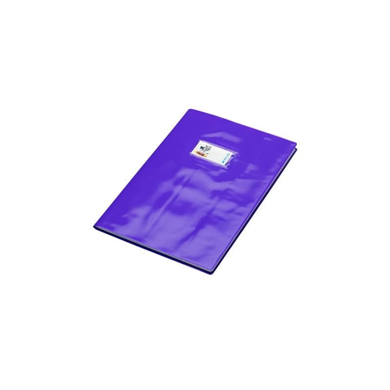 Copriquaderno con etichetta Favorit Coprimaxi Beat - A4 in PVC laccato spessore 180 μm viola - 100500891 (Conf.30)
