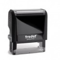 Printy 4912 Timbro di testo Trodat PERSONALIZZATO fino a 5 righe nero dim. max personalizzazione 47x18 mm - 11663